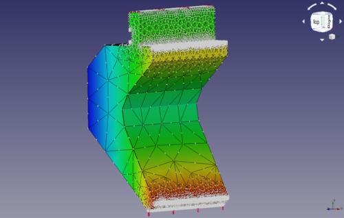 Estudios de esfuerzo de fuerza y deformaciones de materiales para utillaje de plegadora